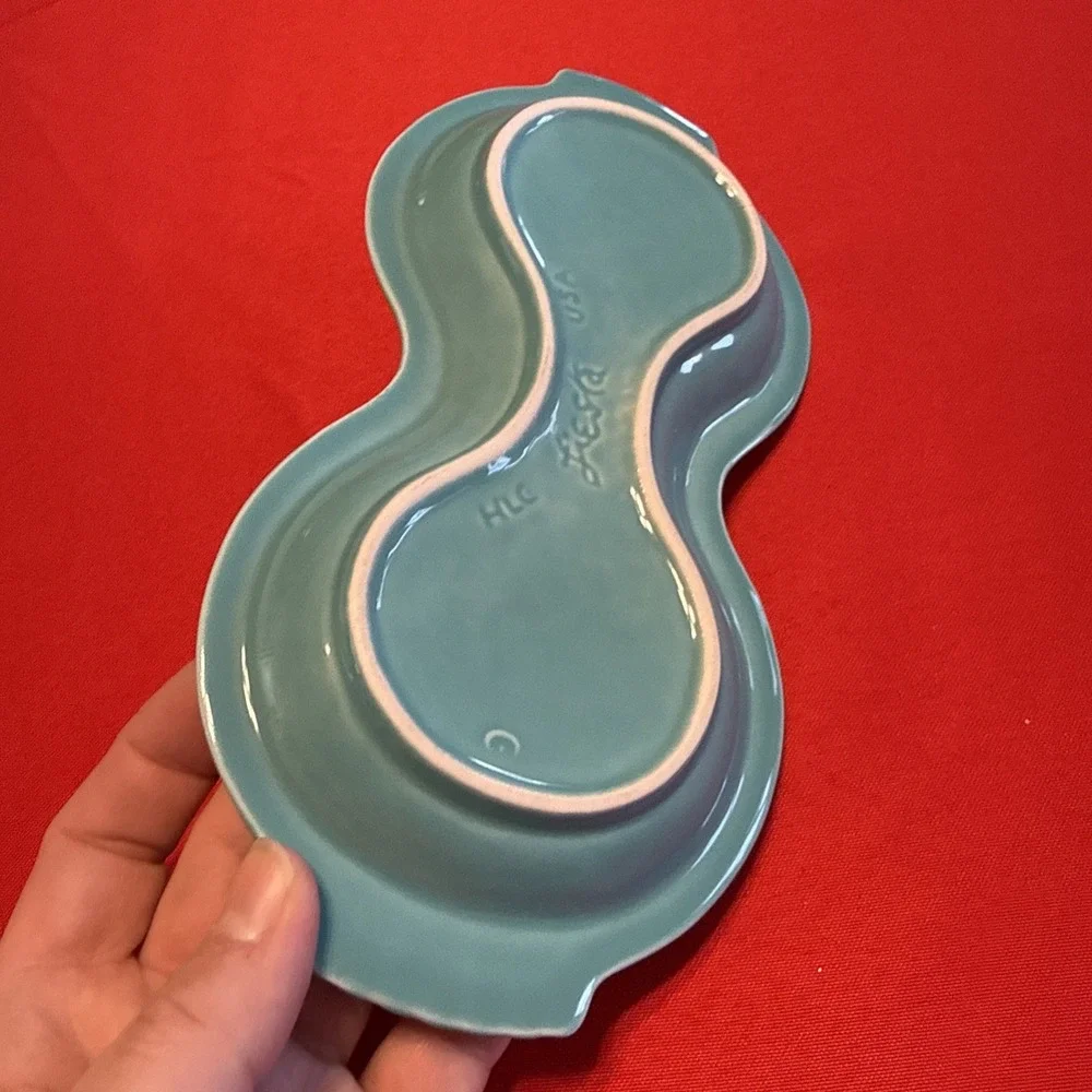Vtg Fiesta Turquoise Figure 8 Tray NO Sugar Creamer Tray‎ ONLY